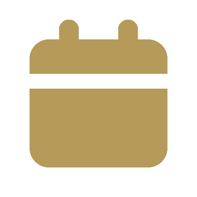Calendar icon representing class days and training schedule.