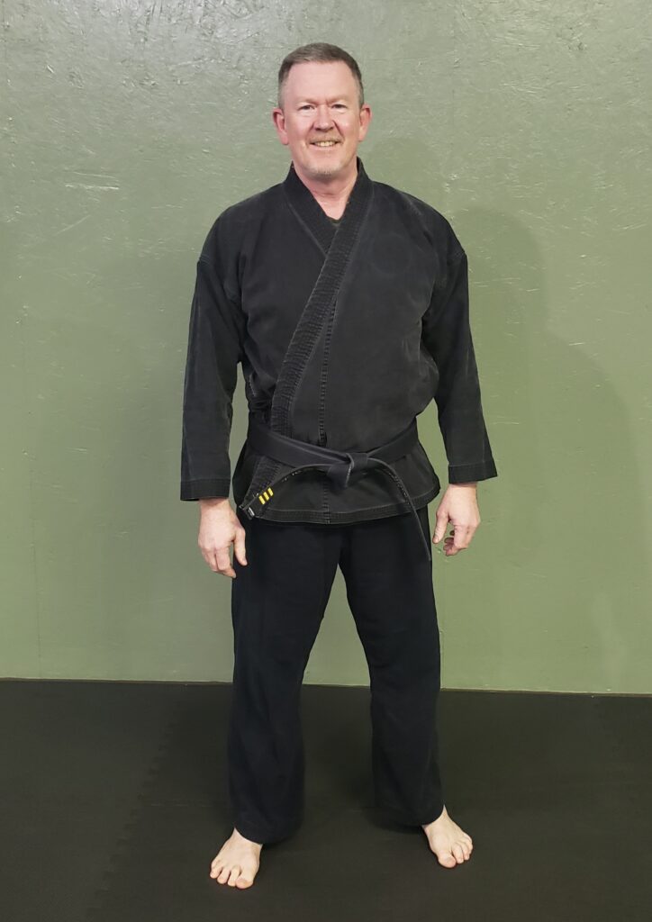 Portrait of martial arts instructor Kevin Swanner.